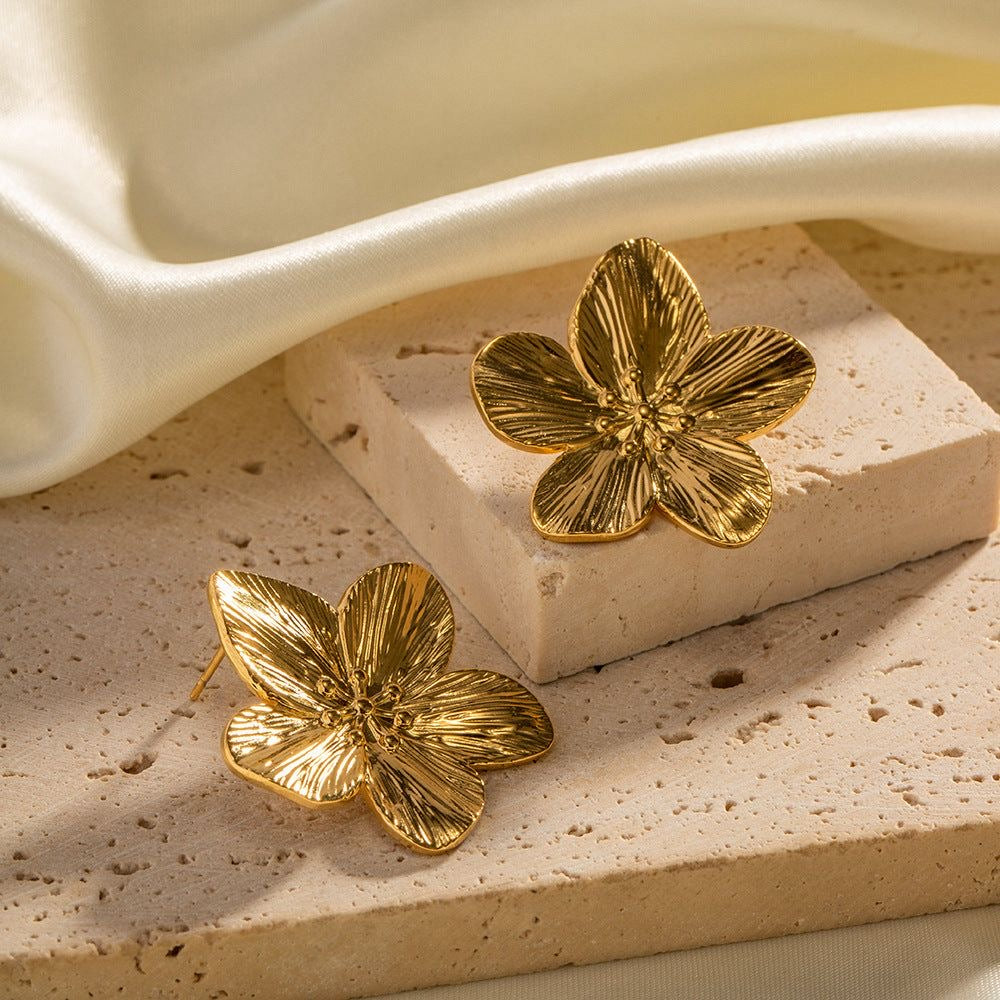 Flower earrings