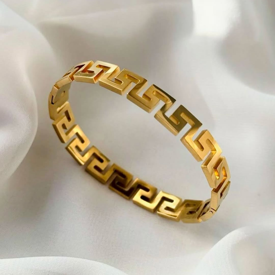 Greek Key Bangle