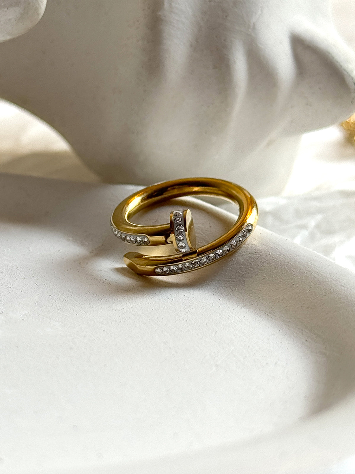 Nail stoned Ring