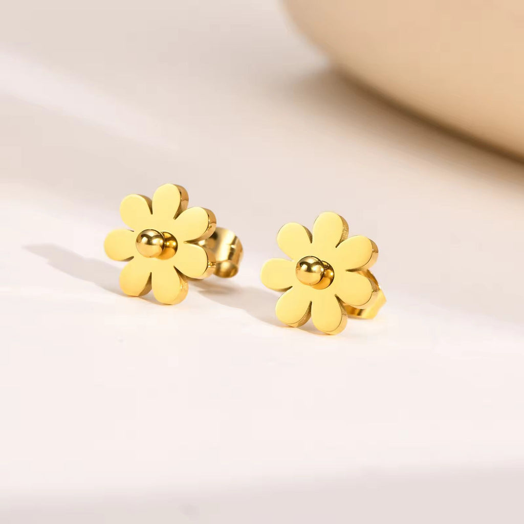 Sunflower studs