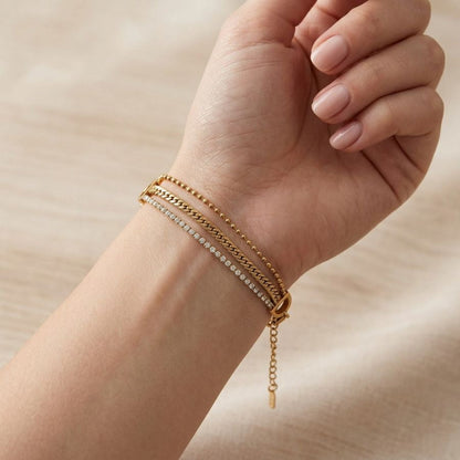 Trinity Layered Bracelet