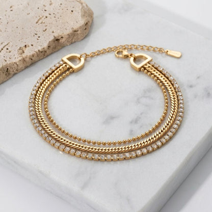 Trinity Layered Bracelet