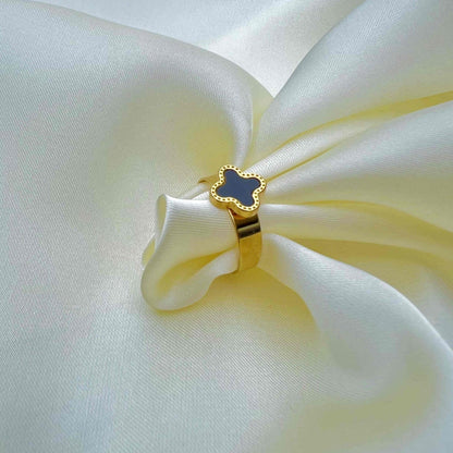 Clover Flower Adjustable Rings