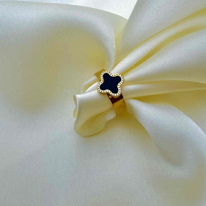 Clover Flower Adjustable Rings