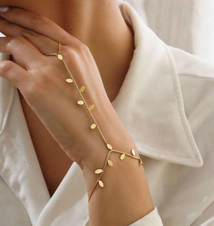 Leafy Hand Chain