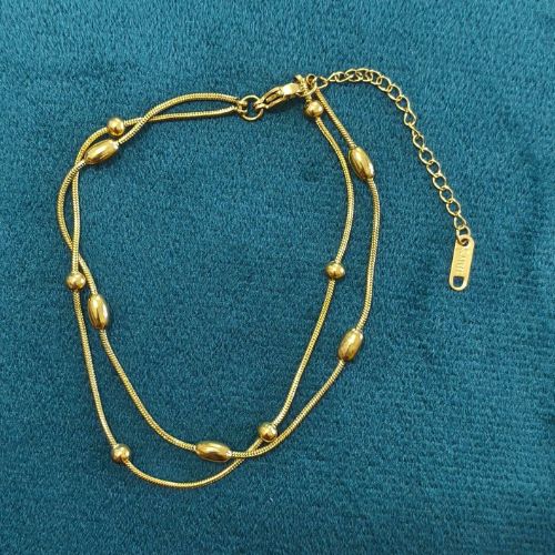 Double Drop Anklet