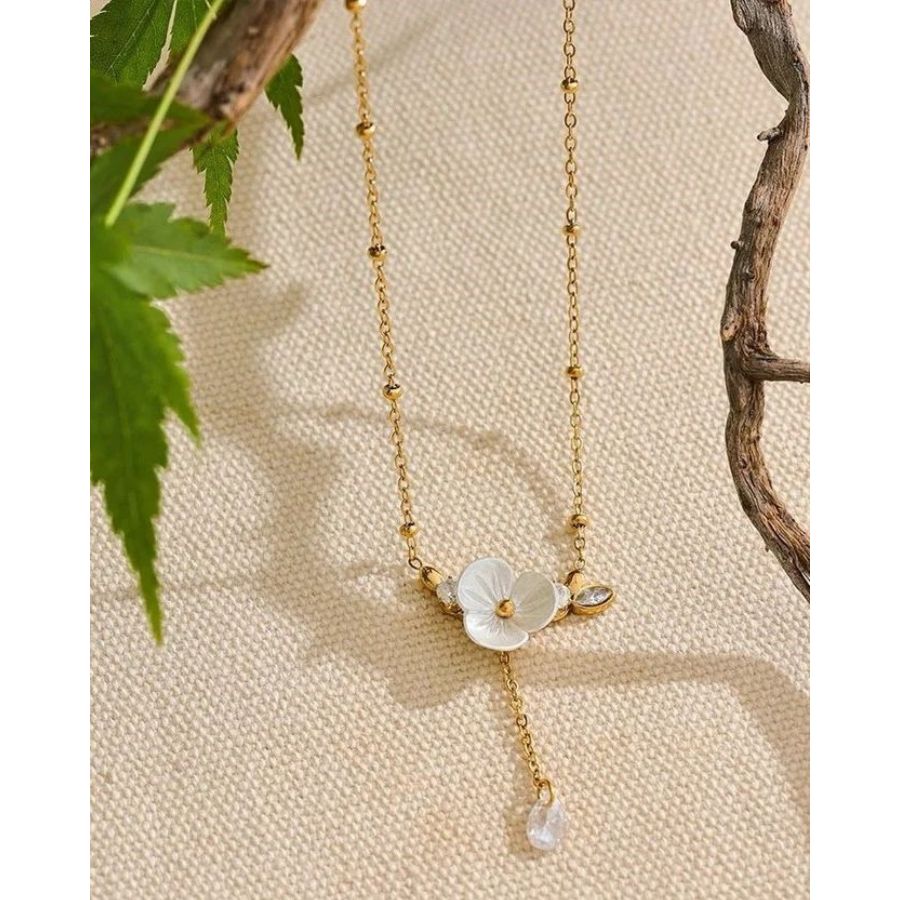Camellia Flower Necklace