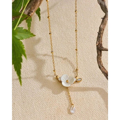 Camellia Flower Necklace