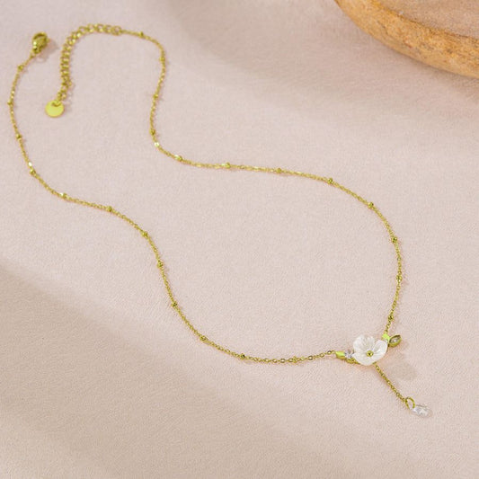 Camellia Flower Necklace