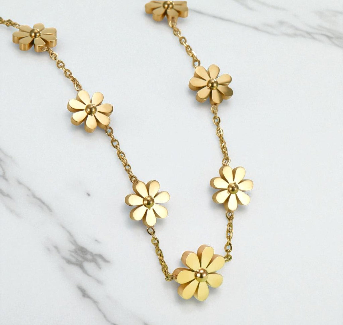 Sunflower Daisy Necklace