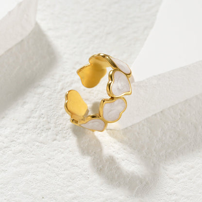 Dripping design ring