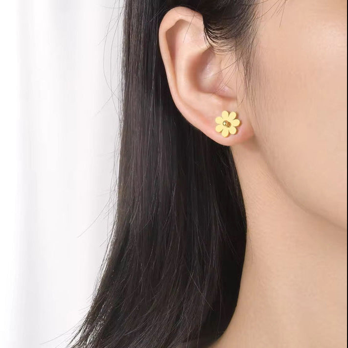 Sunflower studs