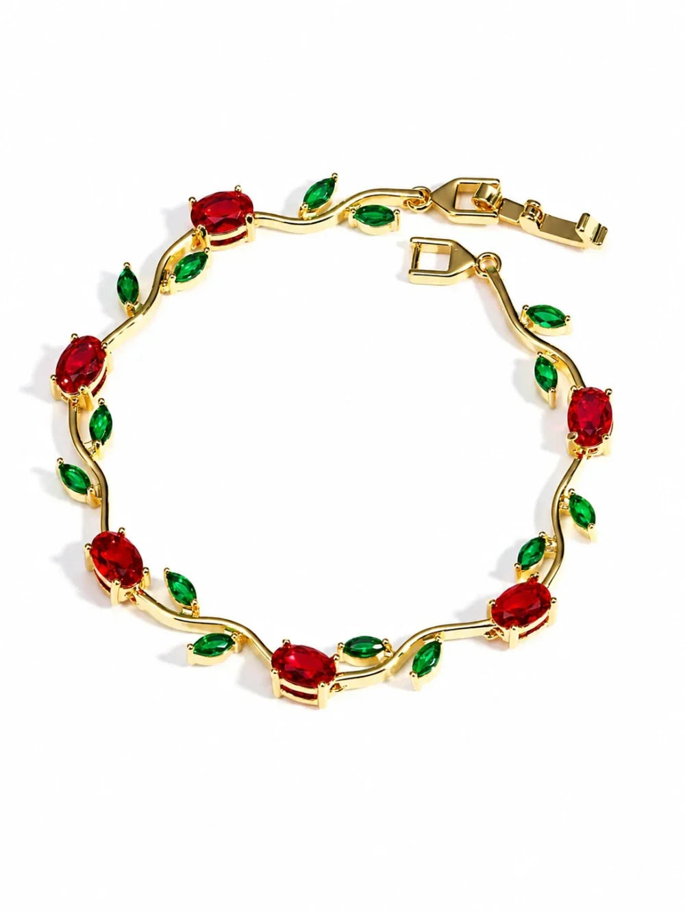 Tulip bracelet Red - Green