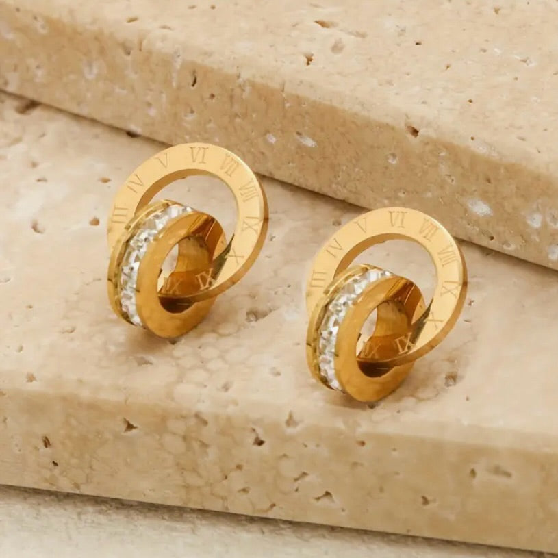 Roman Circles Earrings